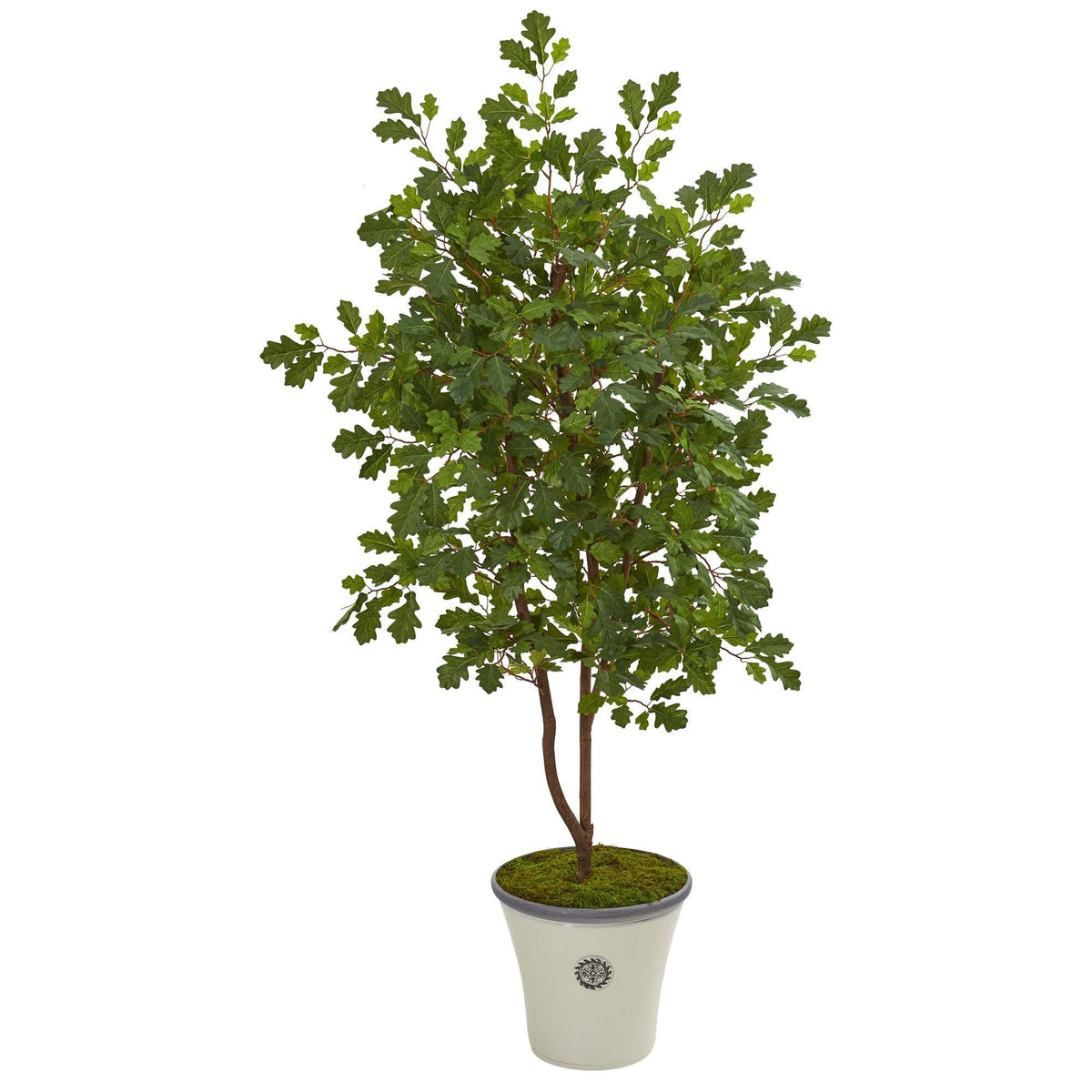 53” Oak Artificial Tree in Decorative Planter