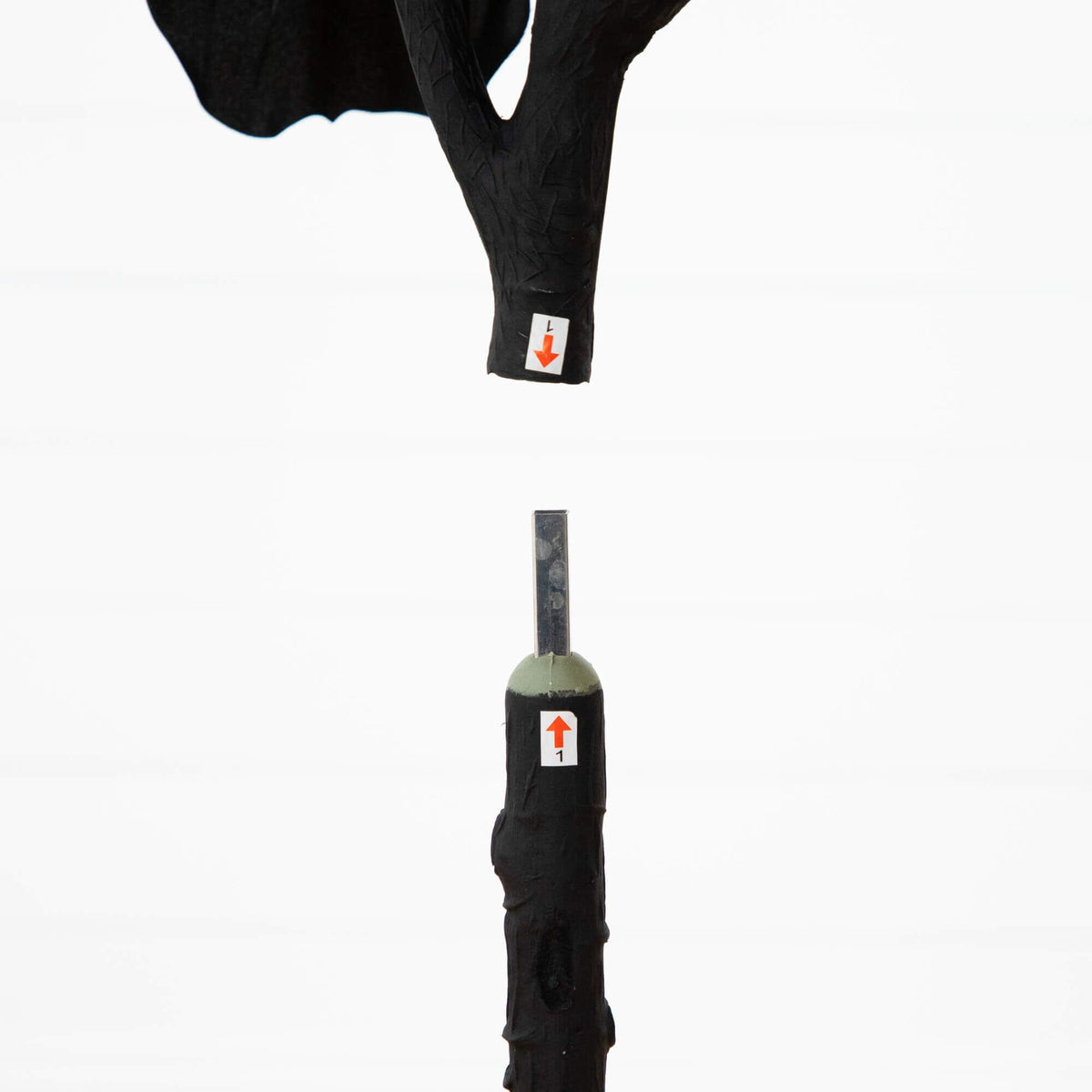 6' Artificial Halloween Black Fiddle Leaf Tree