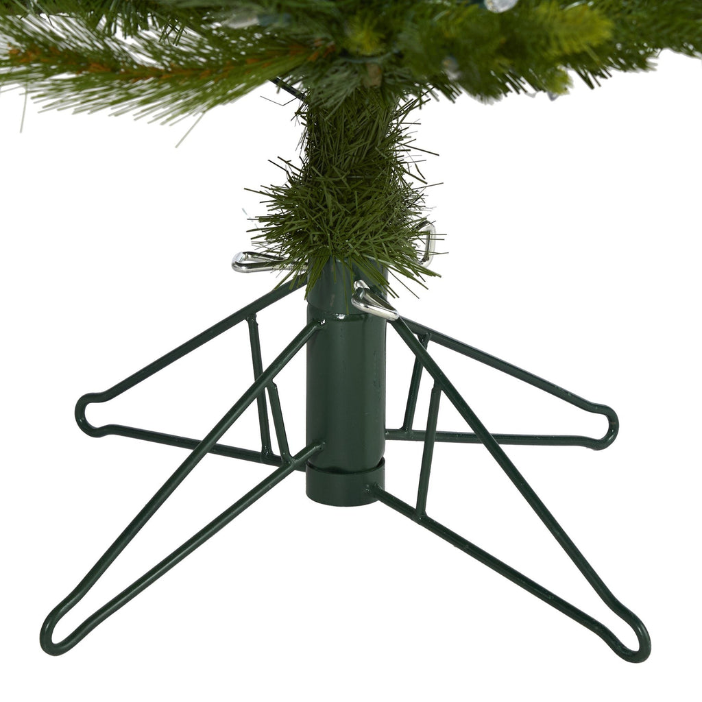 6' Hartford Fir Artificial Christmas Tree with 250 Warm (Multifunction) LED Lights with Instant Connect Technology and 711 Bendable Branches
