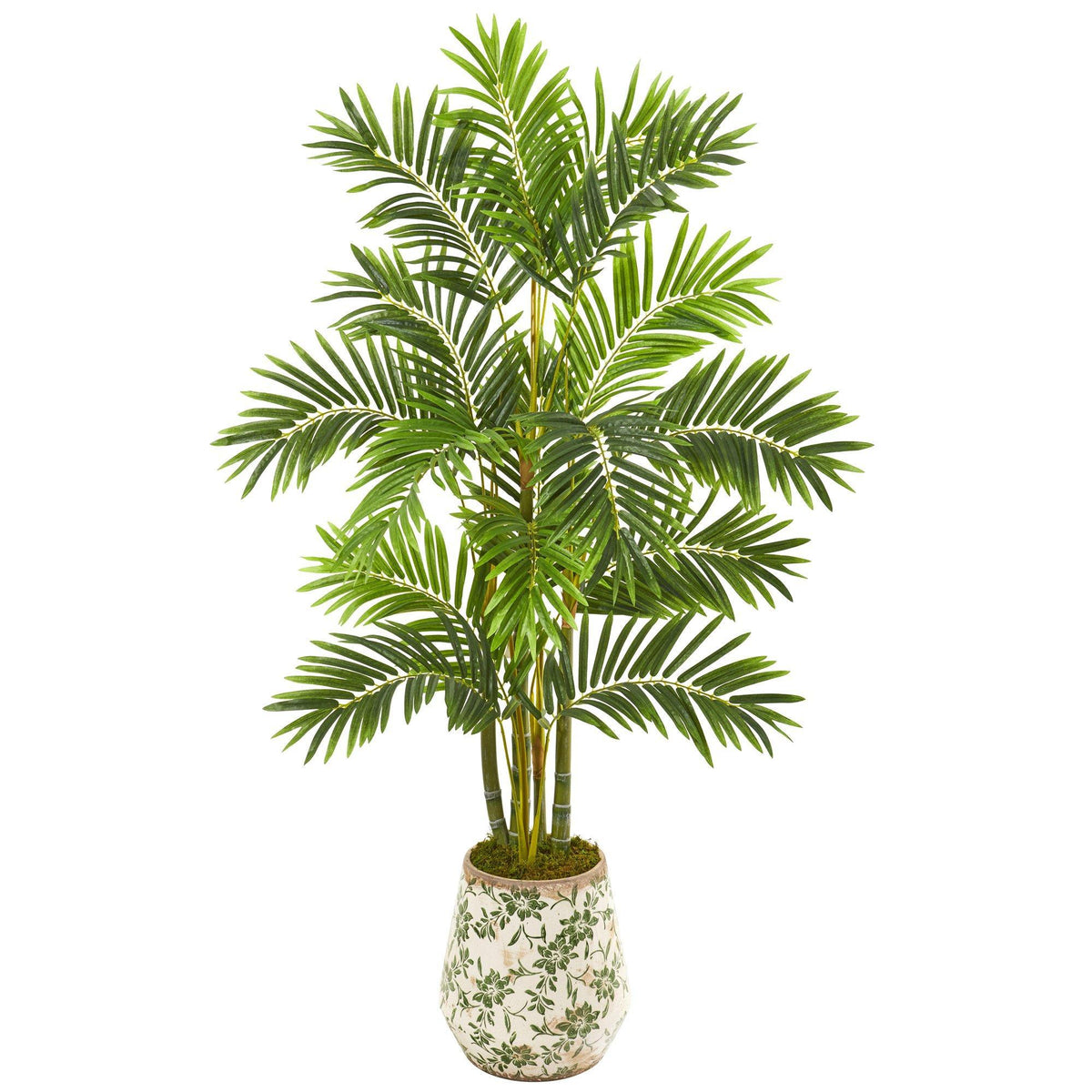 61” Areca Palm Artificial Tree in Floral Planter