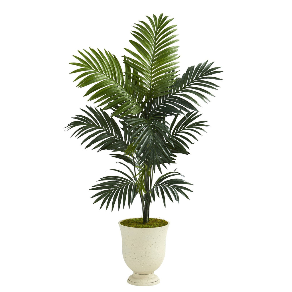 65” Kentia Artificial Palm Tree in Decorative Urn