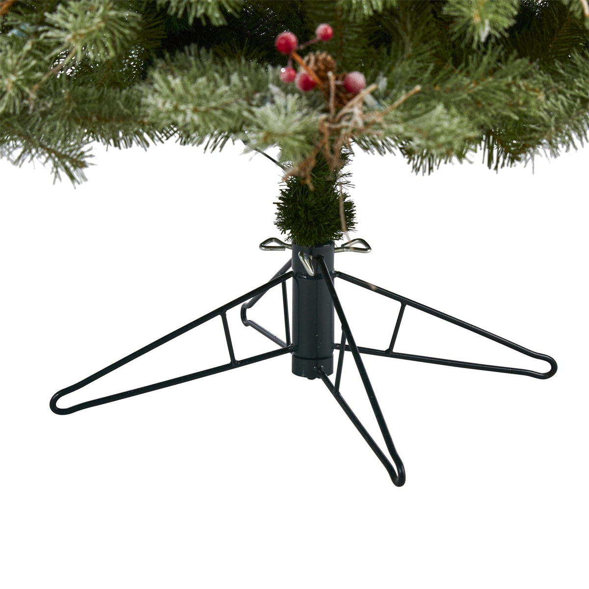 6.5' Lightly Frosted Big Sky Spruce Artificial Christmas Tree