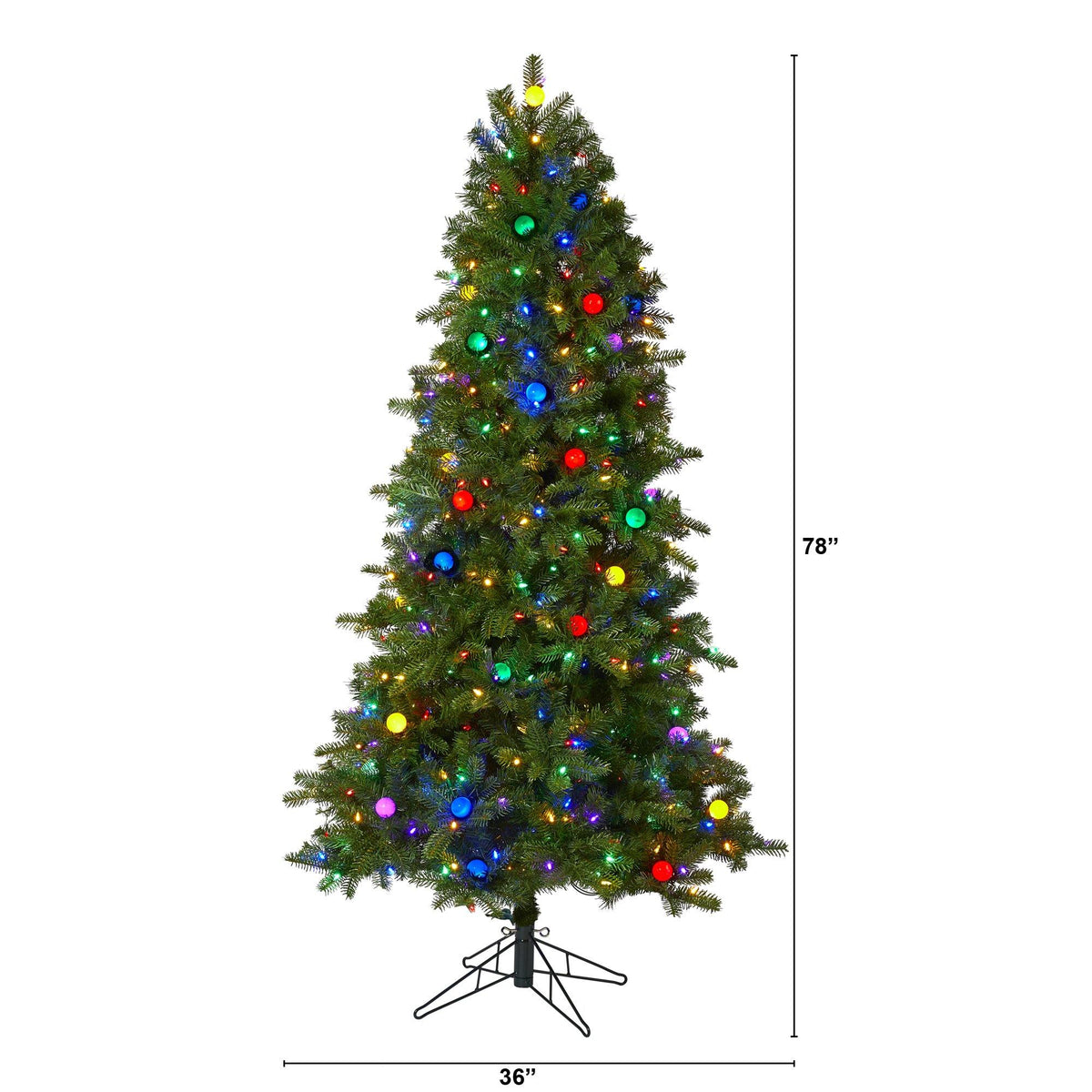 6.5' Montana Mountain Fir Artificial Christmas Tree