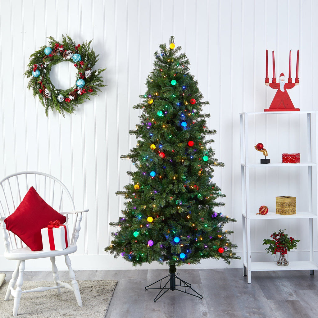 6.5' Montana Mountain Fir Artificial Christmas Tree