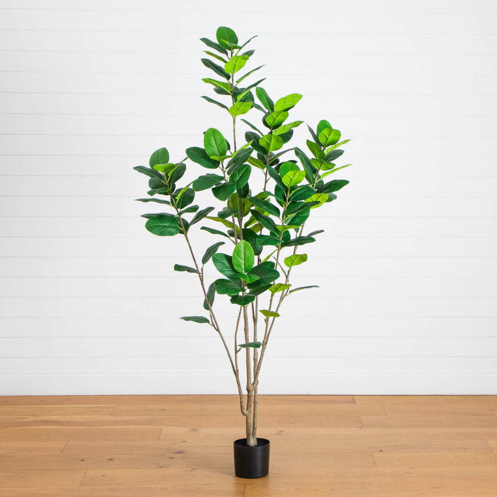 7' Artificial Minimalist Audrey Ficus Tree