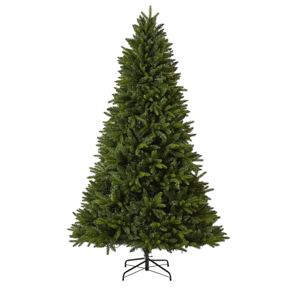 7' Sun Valley Fir Artificial Christmas Tree with 450 LED Lights