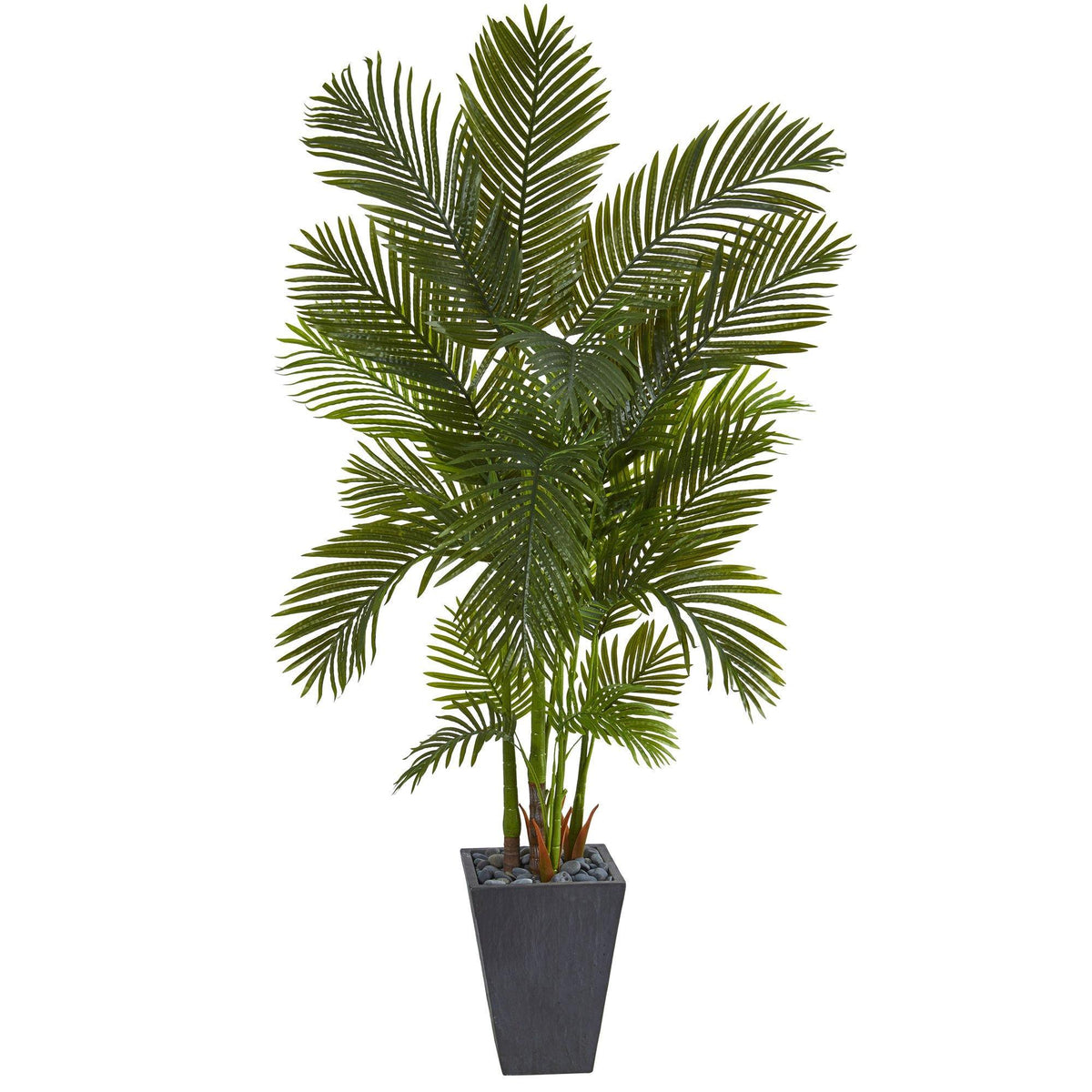 70” Areca Palm Artificial Tree in Slate Planter