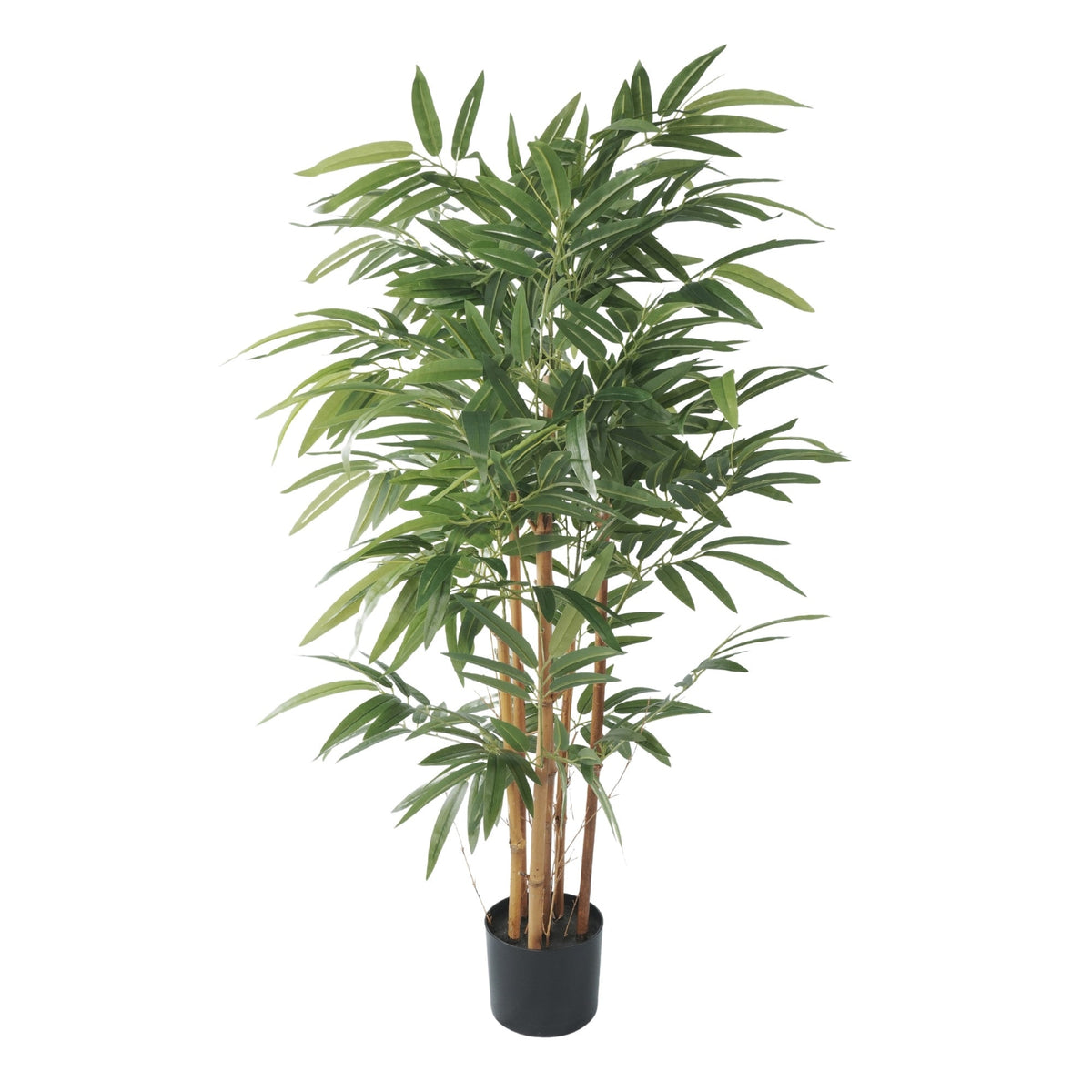 Potted Bamboo Natural Trunk Artificial Tree 47.2in