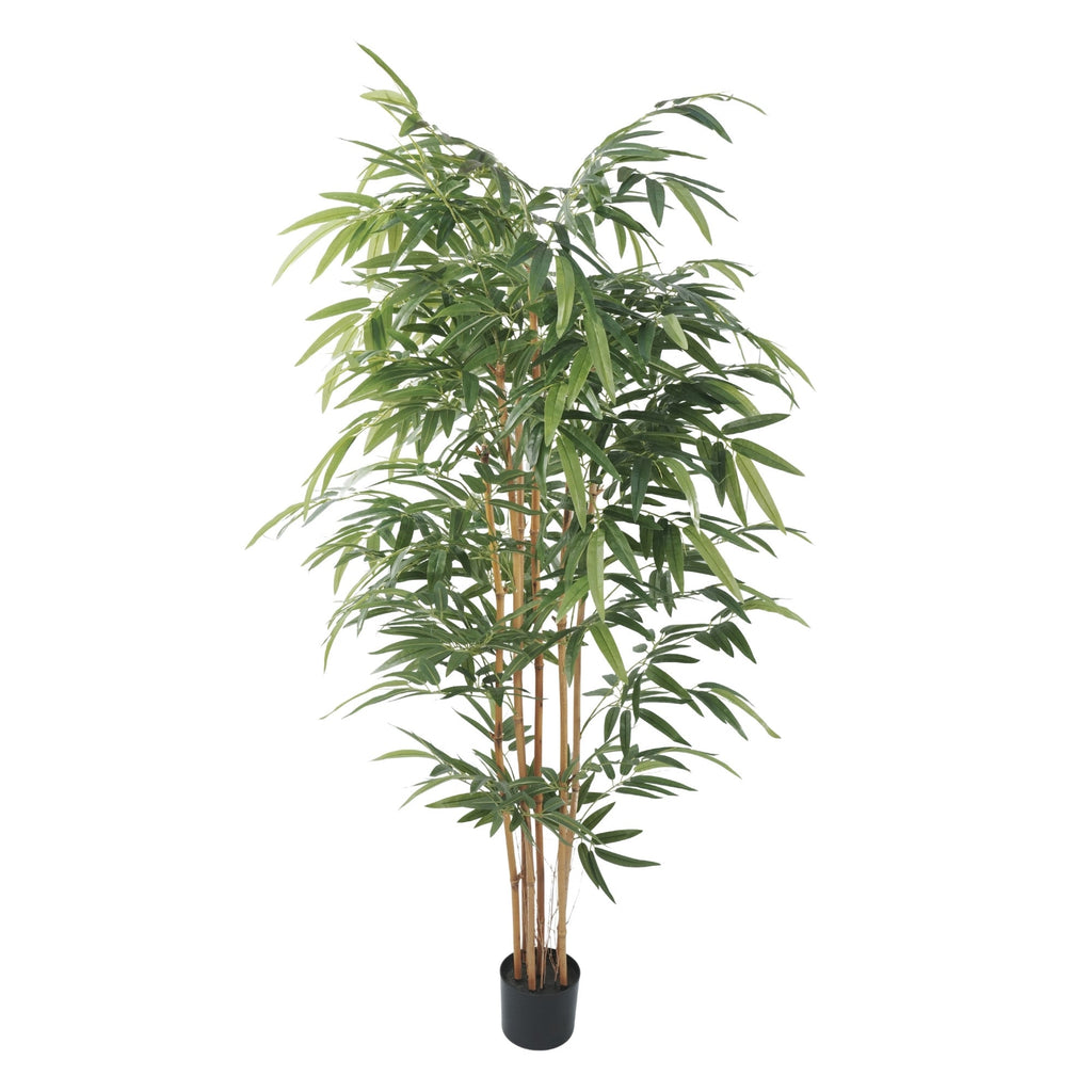 Potted Bamboo Natural Trunk Artificial Tree 70.9in