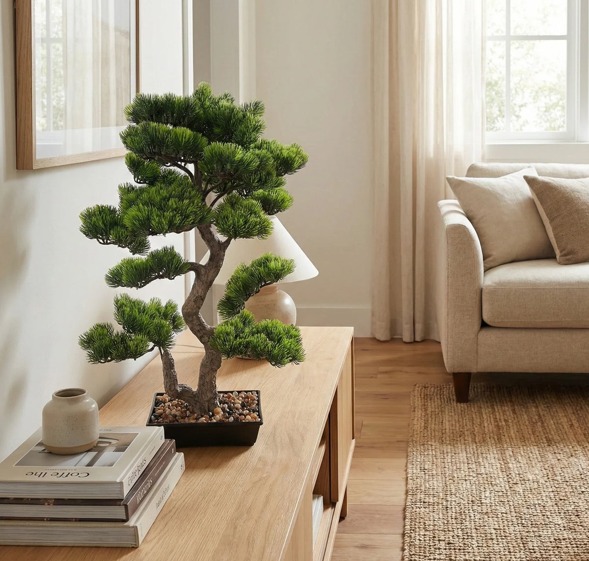 Premium Handcrafted Bonsai Artificial Tree 27.6×17.7in