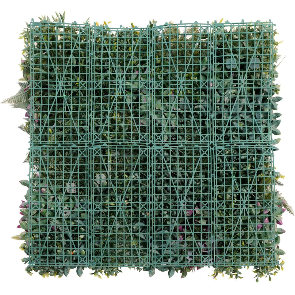 Country Fern Artificial Vertical Garden Green Wall Panel 40×40in 11 SQ FT – UV Resistant – Commercial Grade