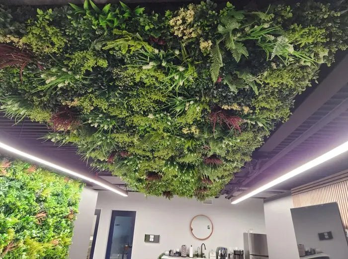 Amazon Jungle Artificial Vertical Garden Green Wall Panel 40×40in 11 SQ FT – UV Resistant – Commercial Grade