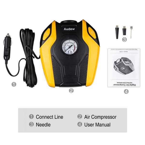 Audew 150W Portable Air Compressor Pump