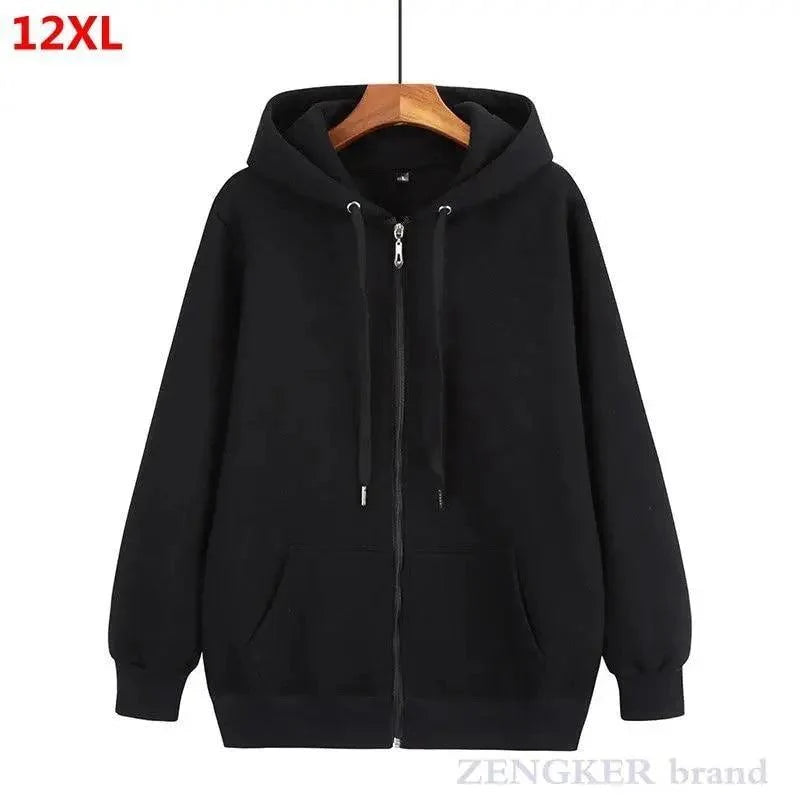 Autumn Mens Cardigan Plus Size Hoodie For Man Jacket Cardigan Oversized Men Hoodies Sweatshirt  Long Sleeve Crew Neck Hooded Jacket Hip Hop Streetwear Pullover Top Zip Hoodie For Men