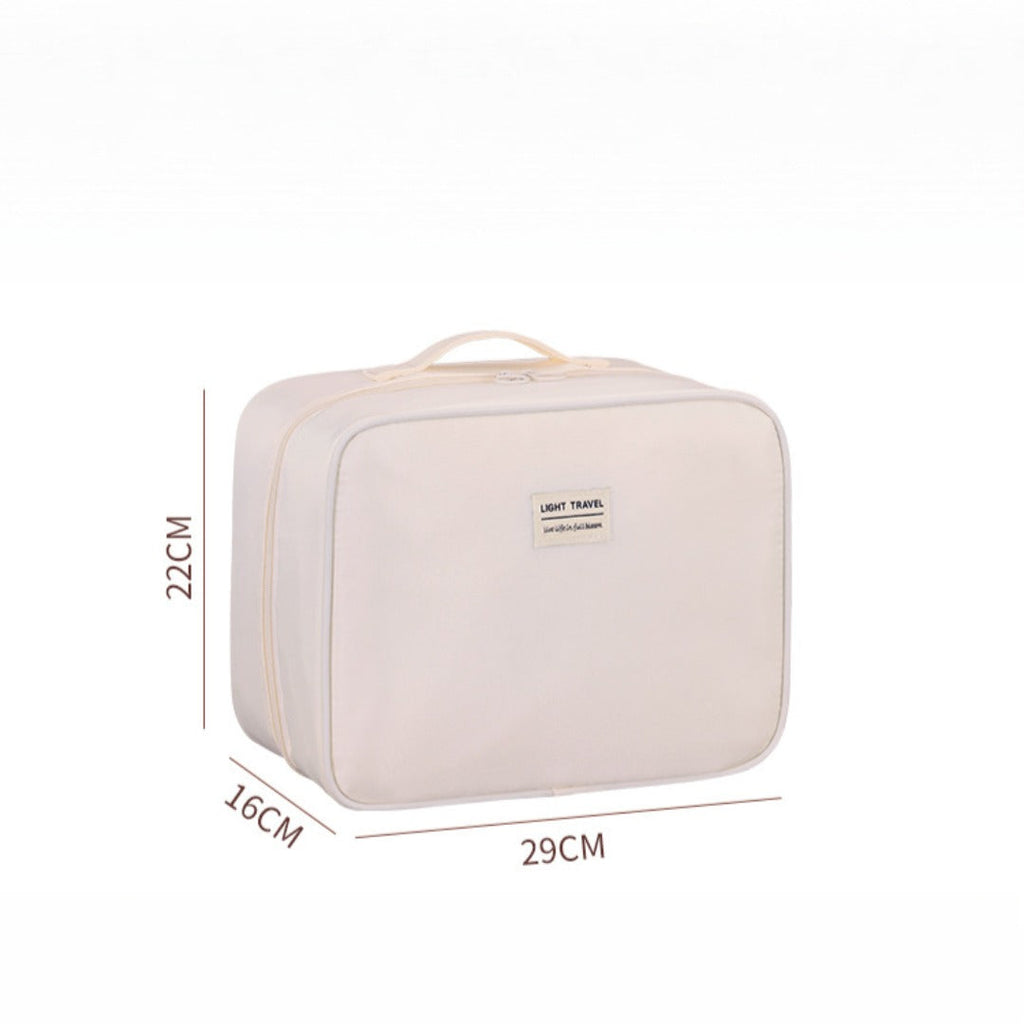 Double-layer partition shoe storage bag, outdoor travel travel supplies shoe bag, sports fitness waterproof shoe storage bag