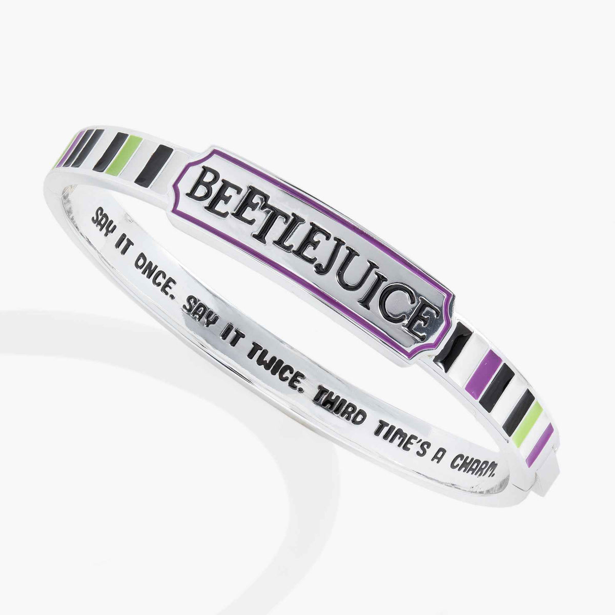 BEETLEJUICE™ 'Say It Once. Say It Twice. Third Time's A Charm' Bangle