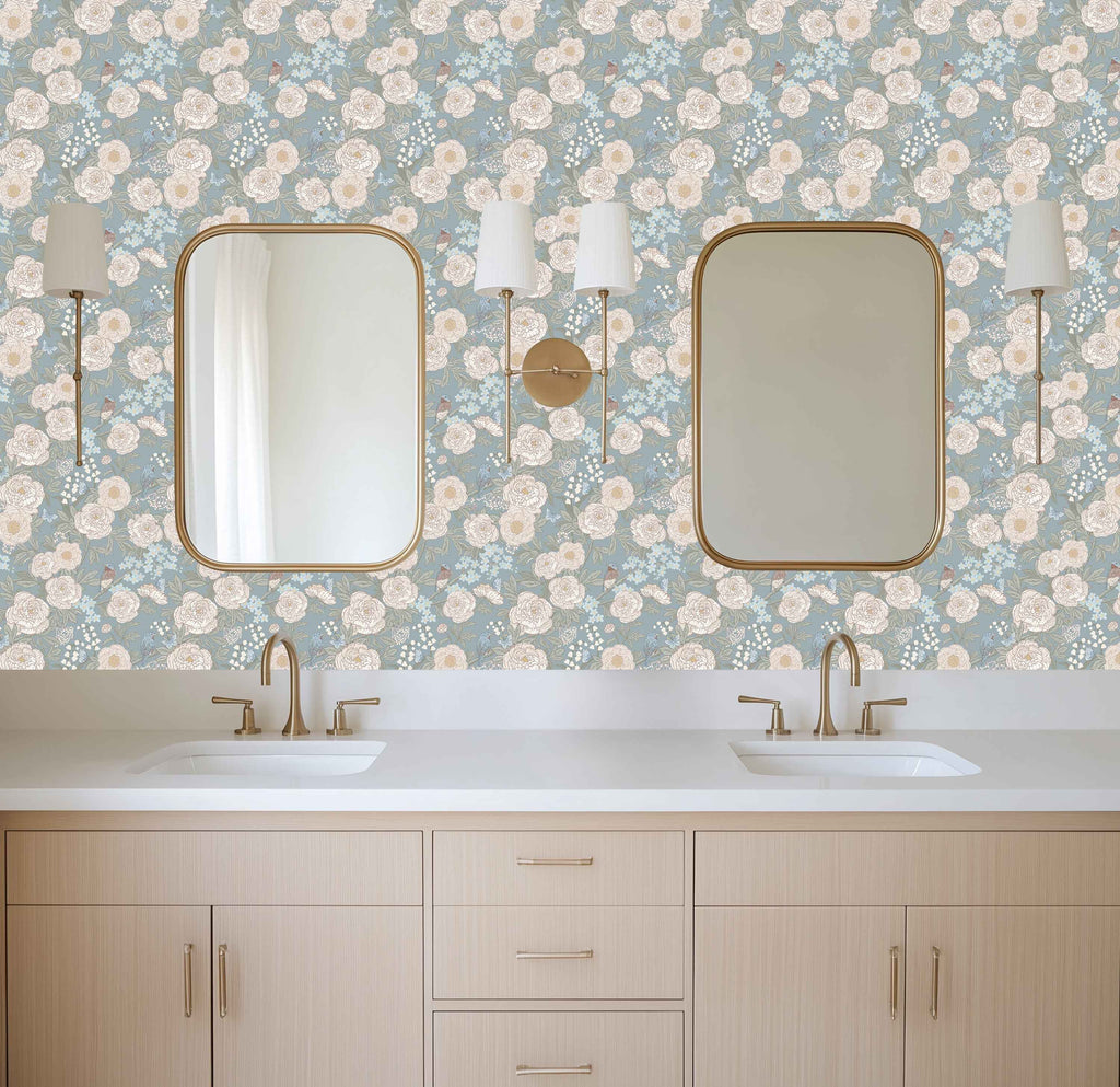 Bertie Wallpaper by Katie Lyn Designs