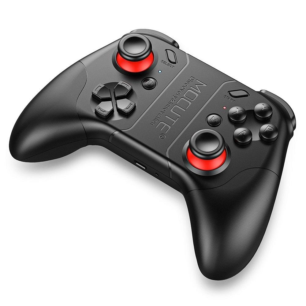 Black Solid Bluetooth Joystick Smartphone Trigger Gamepad Controller Compatible With TV PC Laptop