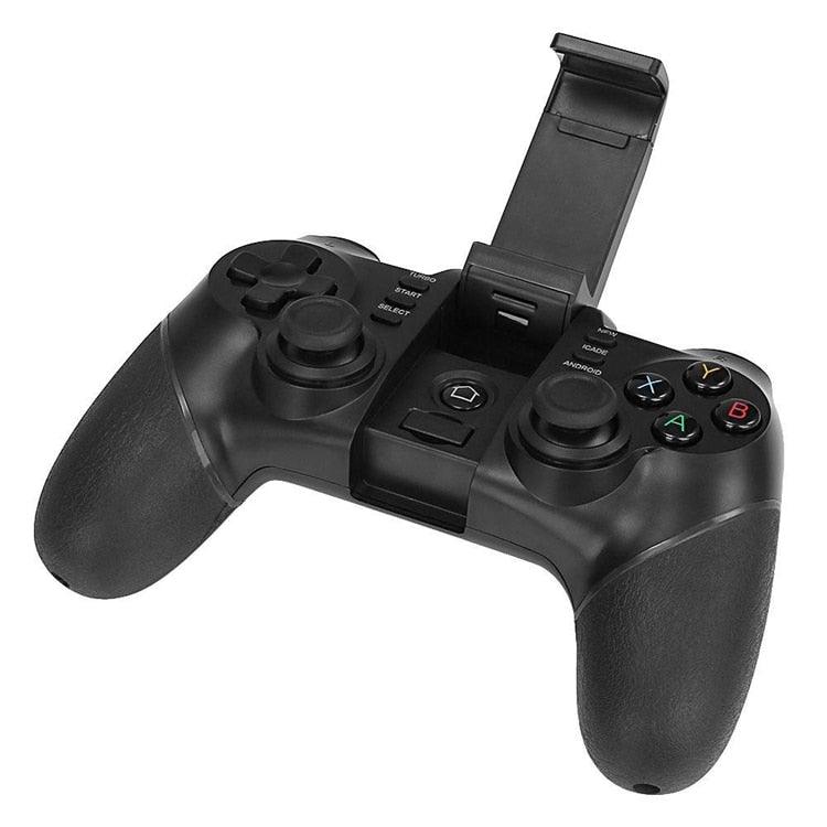 Black Solid Bluetooth Joystick Smartphone Trigger Gamepad Controller Compatible With TV PC Laptop