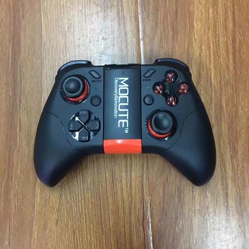 Black Solid Bluetooth Joystick Smartphone Trigger Gamepad Controller Compatible With TV PC Laptop