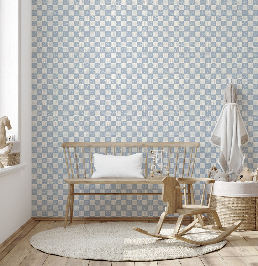 Shellie Wallpaper by Niranjana Mani Design
