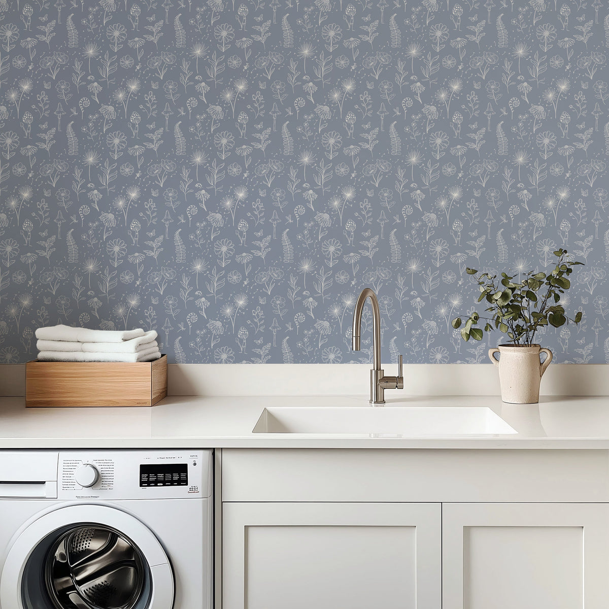 Kaila Wallpaper by Painted Hawk Design