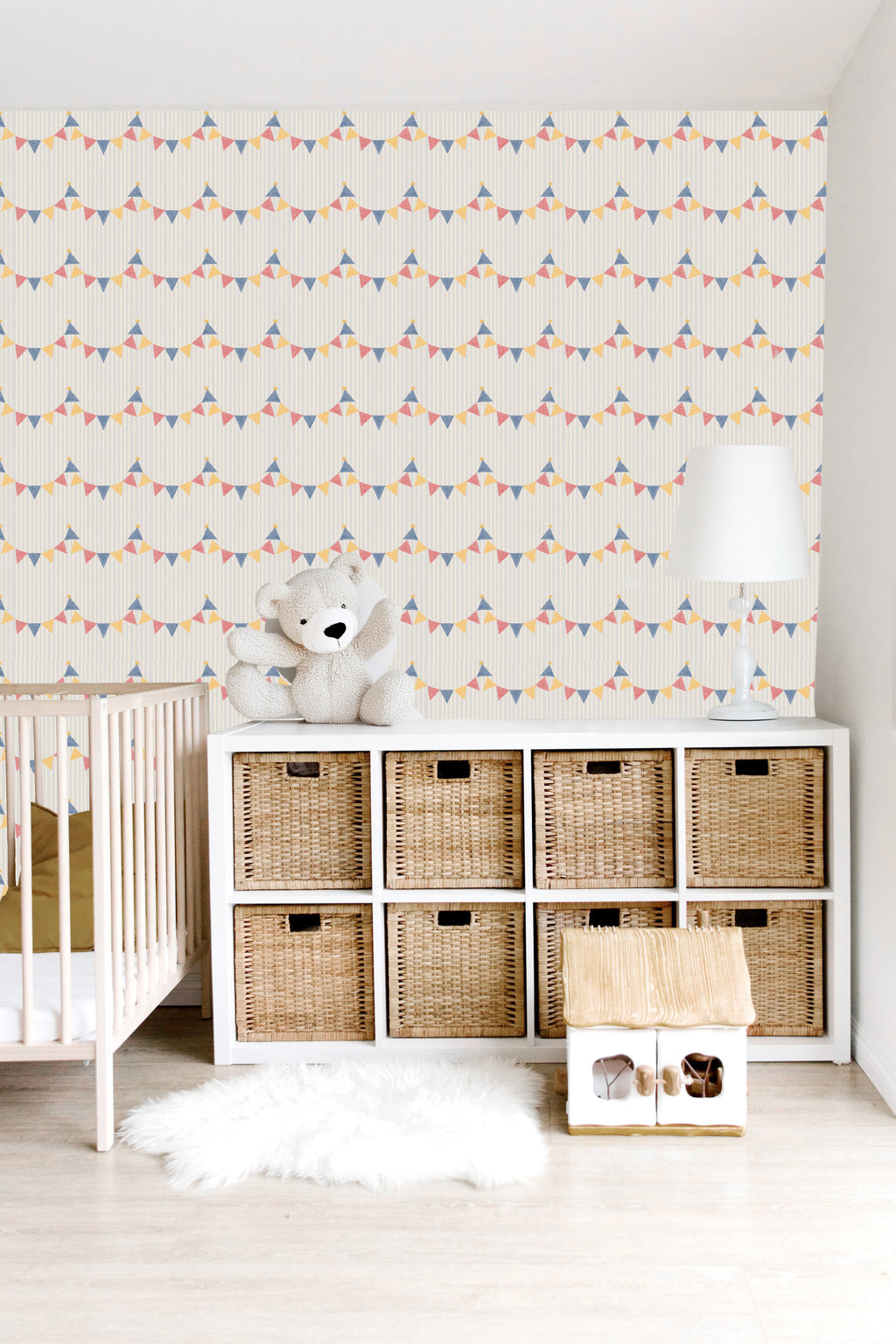 Bunting Wallpaper by Yorkville Studio