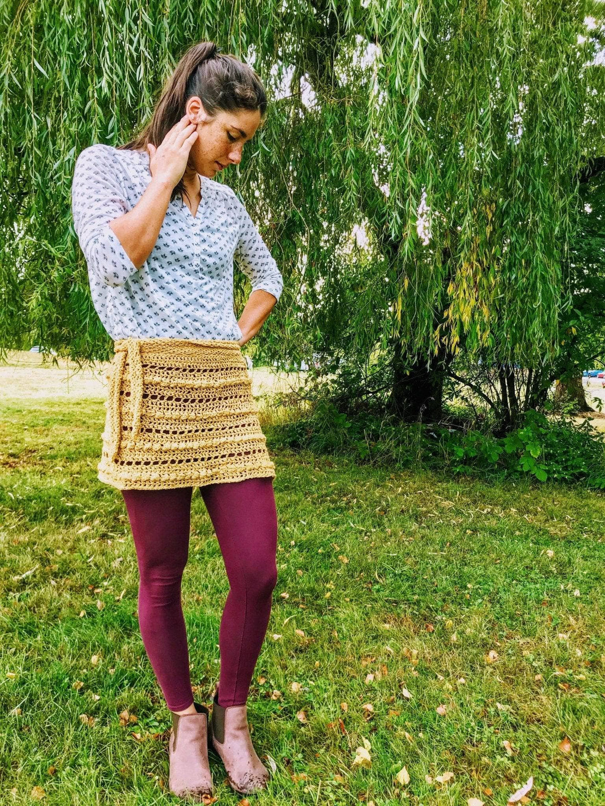 Bobble Wrap Skirt Crochet Pattern