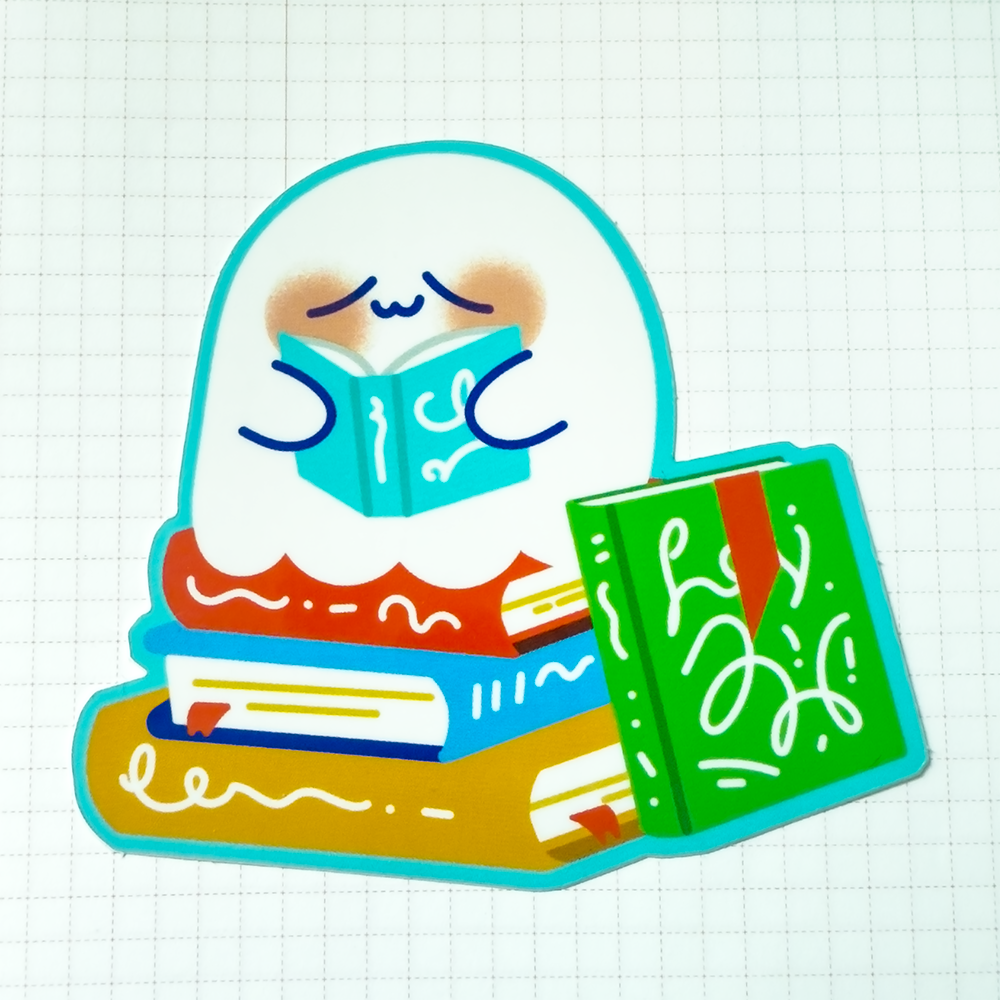 Boo-k Club Sticker