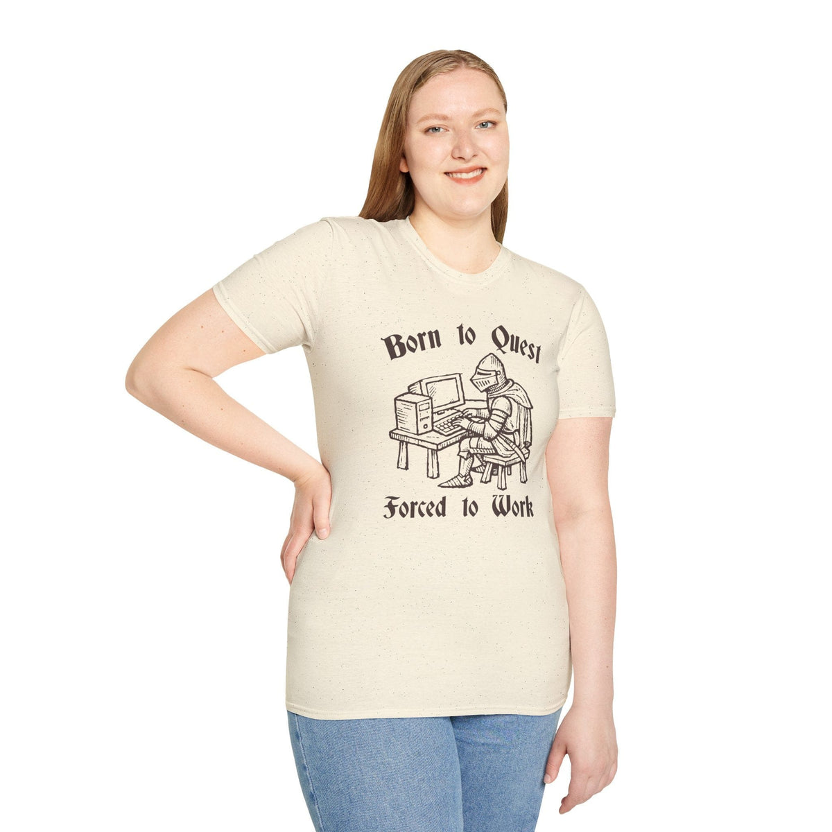 Born to Quest Forced to Work T-shirt