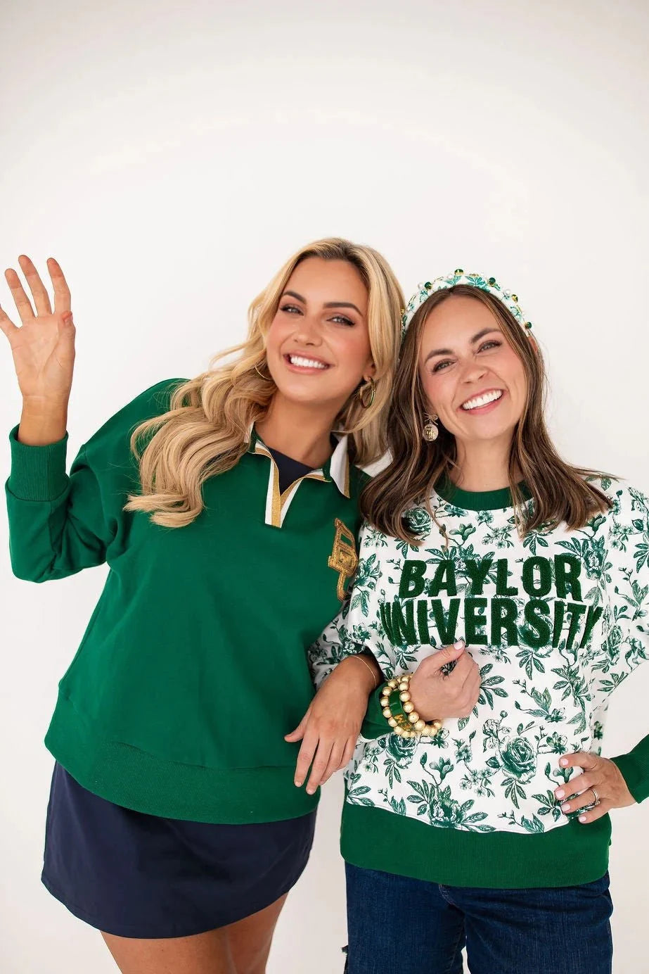 Brianna Cannon • BAYLOR FLORAL TOILE SWEATSHIRT