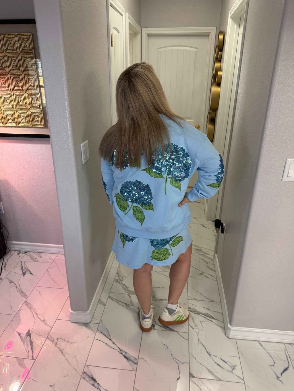 Brianna Cannon - Blue Hydrangea Sweatshirt