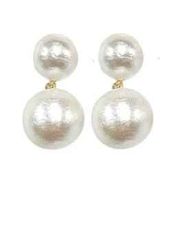 Brianna Cannon - Pearl Double Drop Earrings