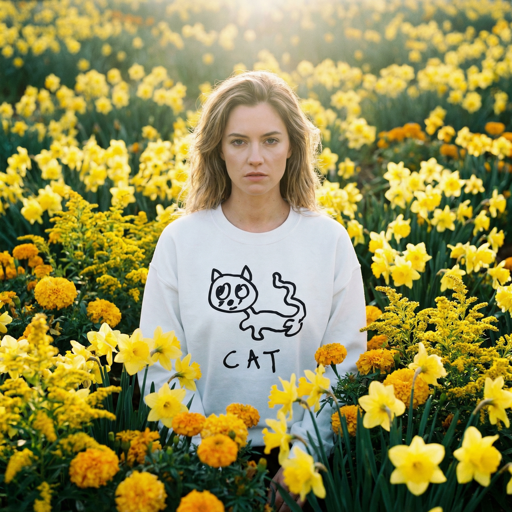 Cat - Crewneck Sweatshirt