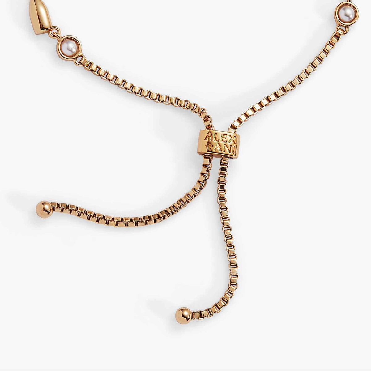 “Cheers” Champagne Inline Bolo Bracelet