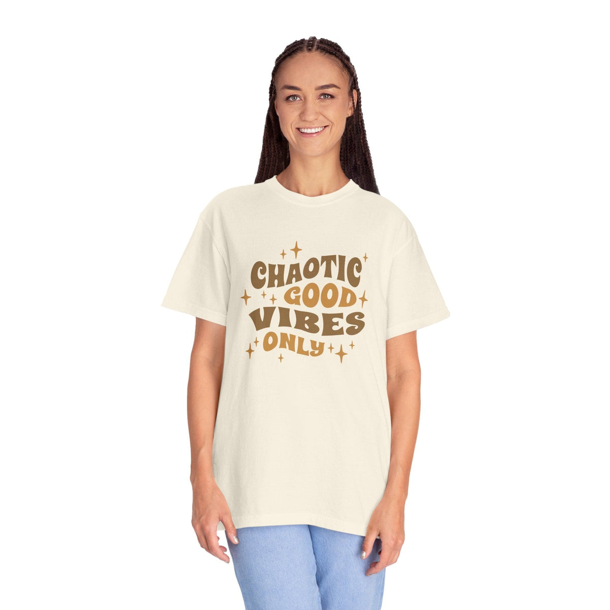 Chaotic Good Vibes Only T-Shirt - Comfort Colors