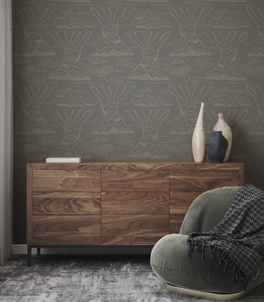 Cirrus Wallpaper by Seedpod Design
