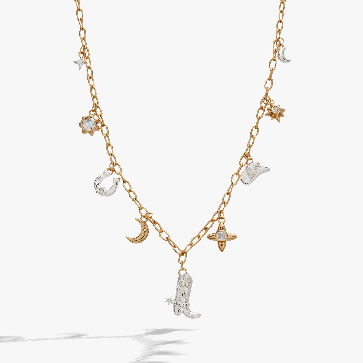 Cosmic Cowgirl Charm Necklace
