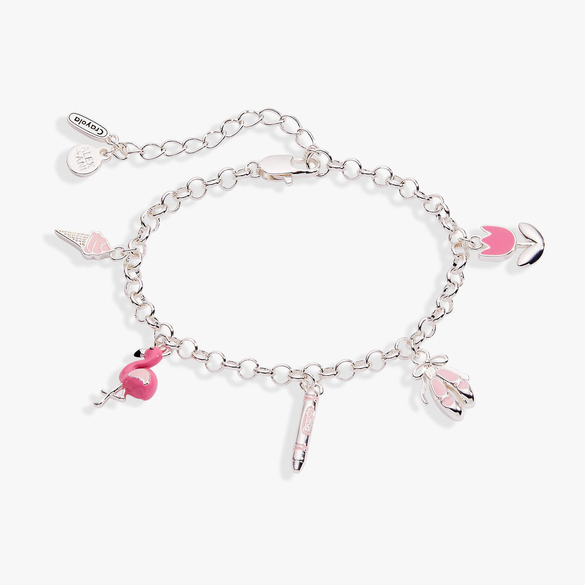 Crayola Fan Favorites Tickle Me Pink Charm Bracelet