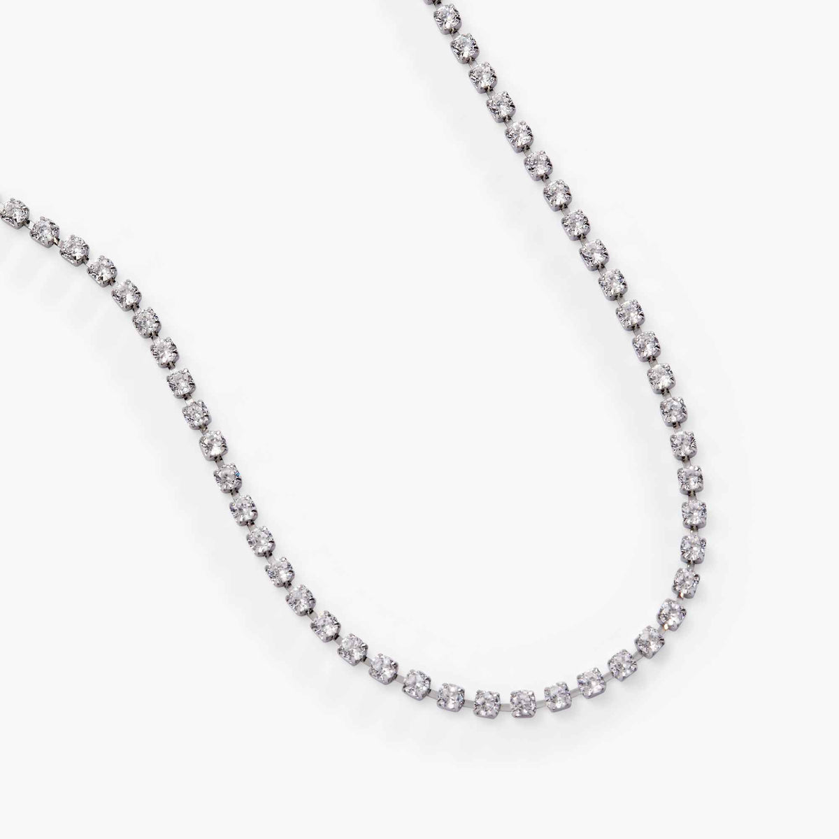 Crystal Tennis Chain Necklace