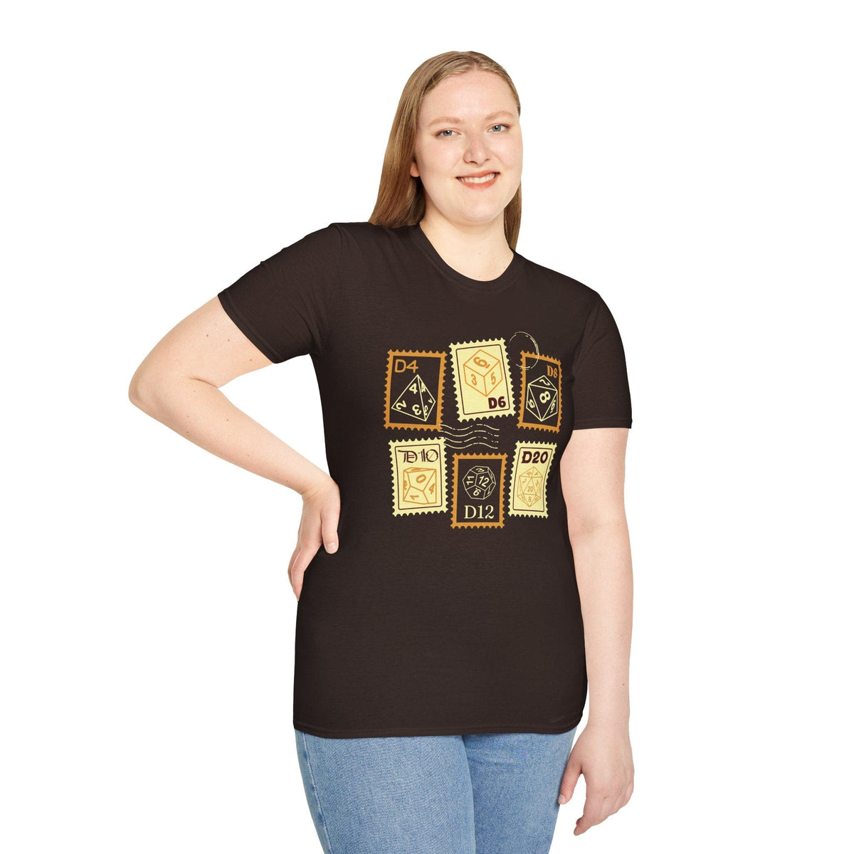 D&D Dice Stamps T-Shirt