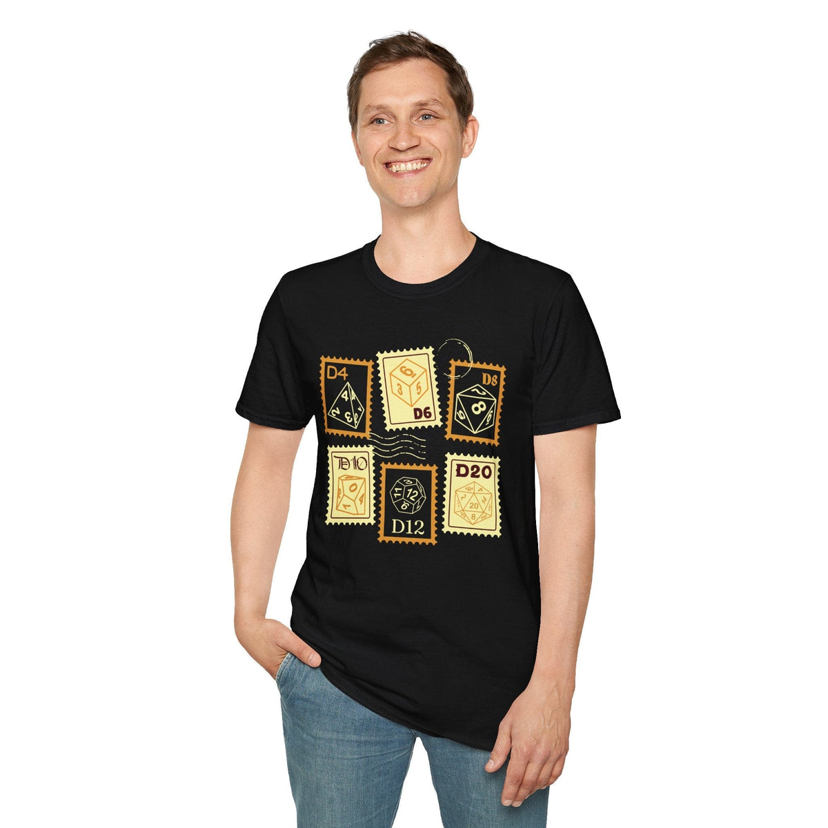 D&D Dice Stamps T-Shirt