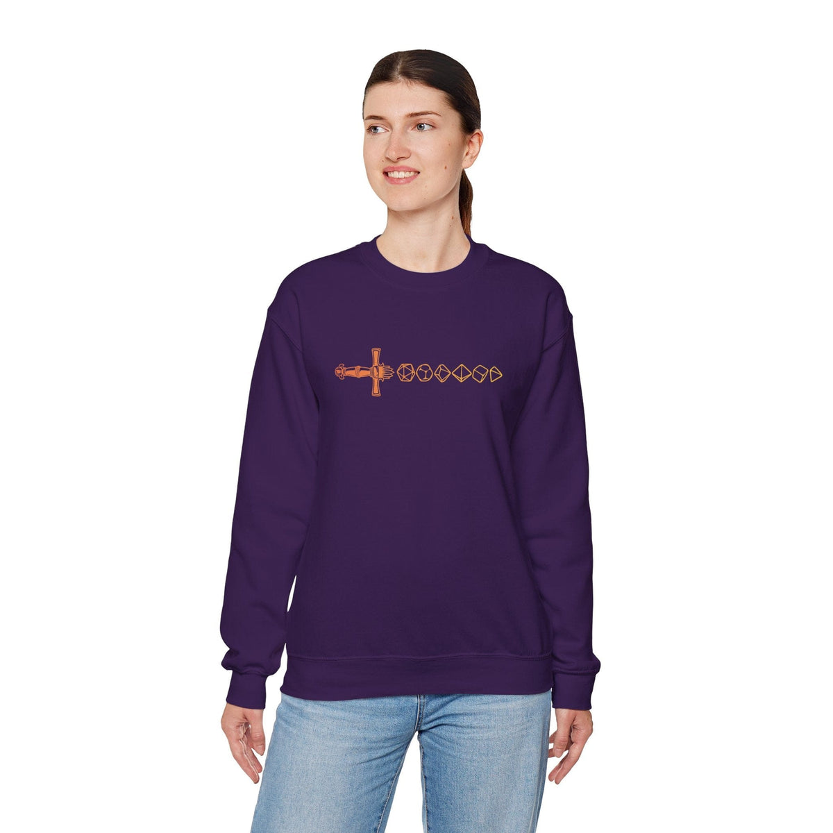 D&D Sword D20 Sweatshirt