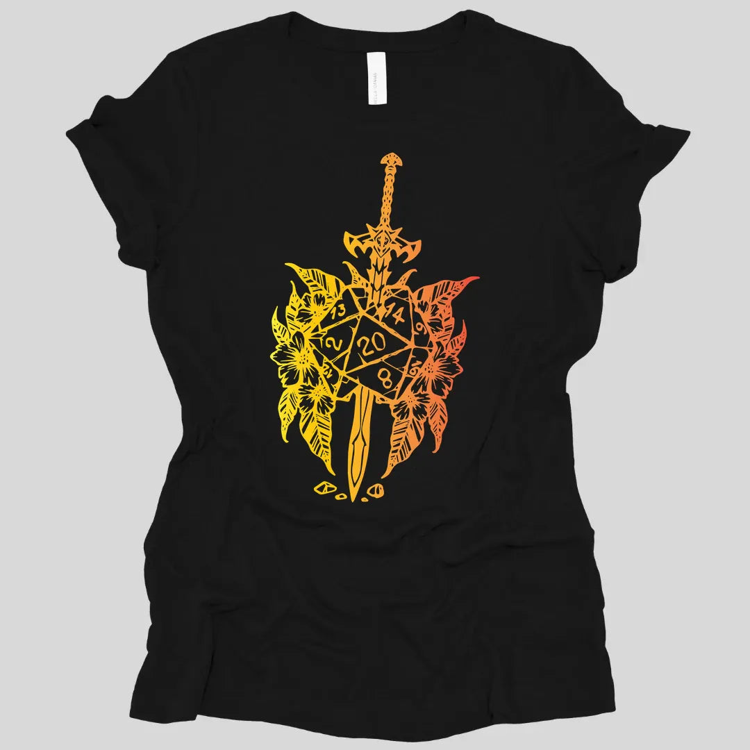 D&D Sword D20 Women's T-shirt