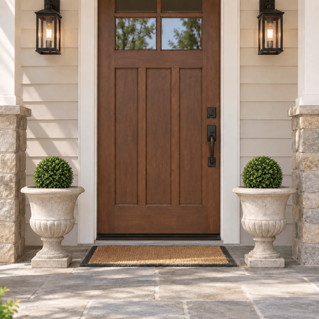 Dark Boxwood Artificial Topiary Ball Set of 2 12in – UV Resistant