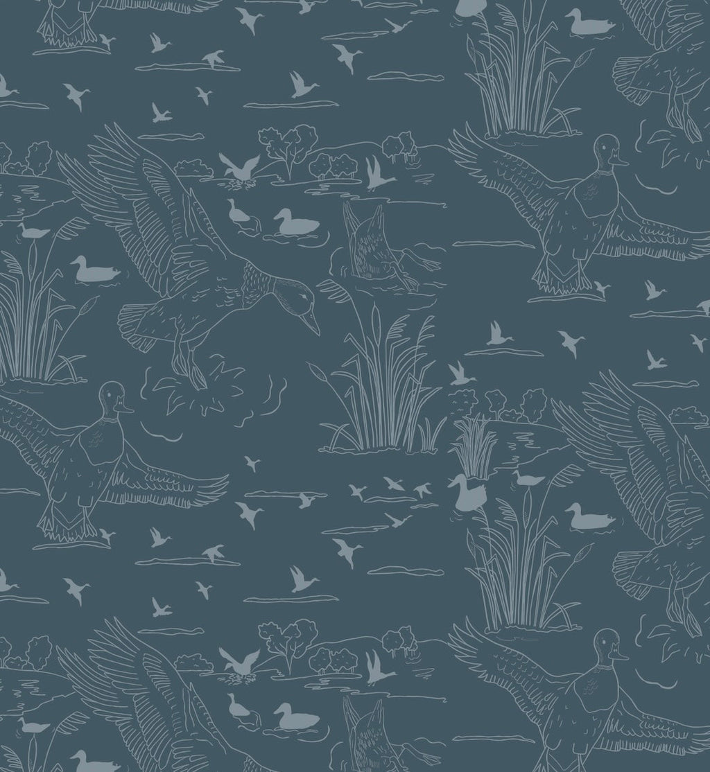 Wallace Wallpaper by Painted Hawk Design