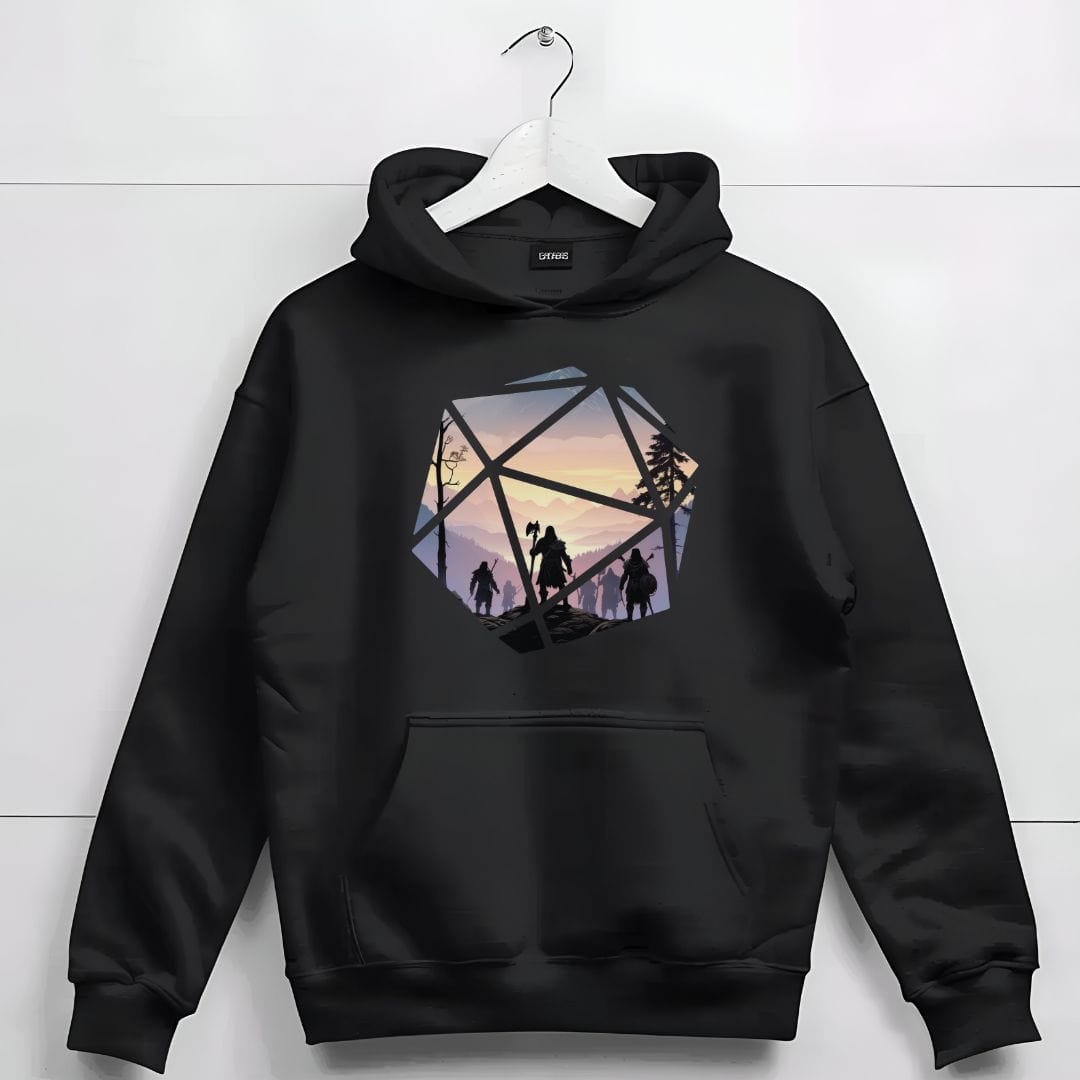 D&D D20 Landscape Hoodie