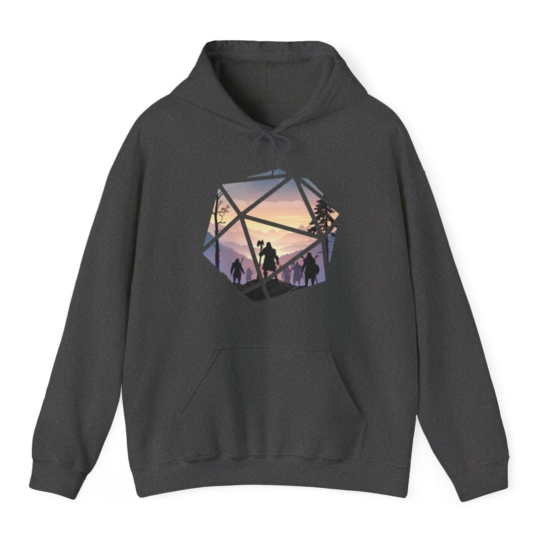 D&D D20 Landscape Hoodie