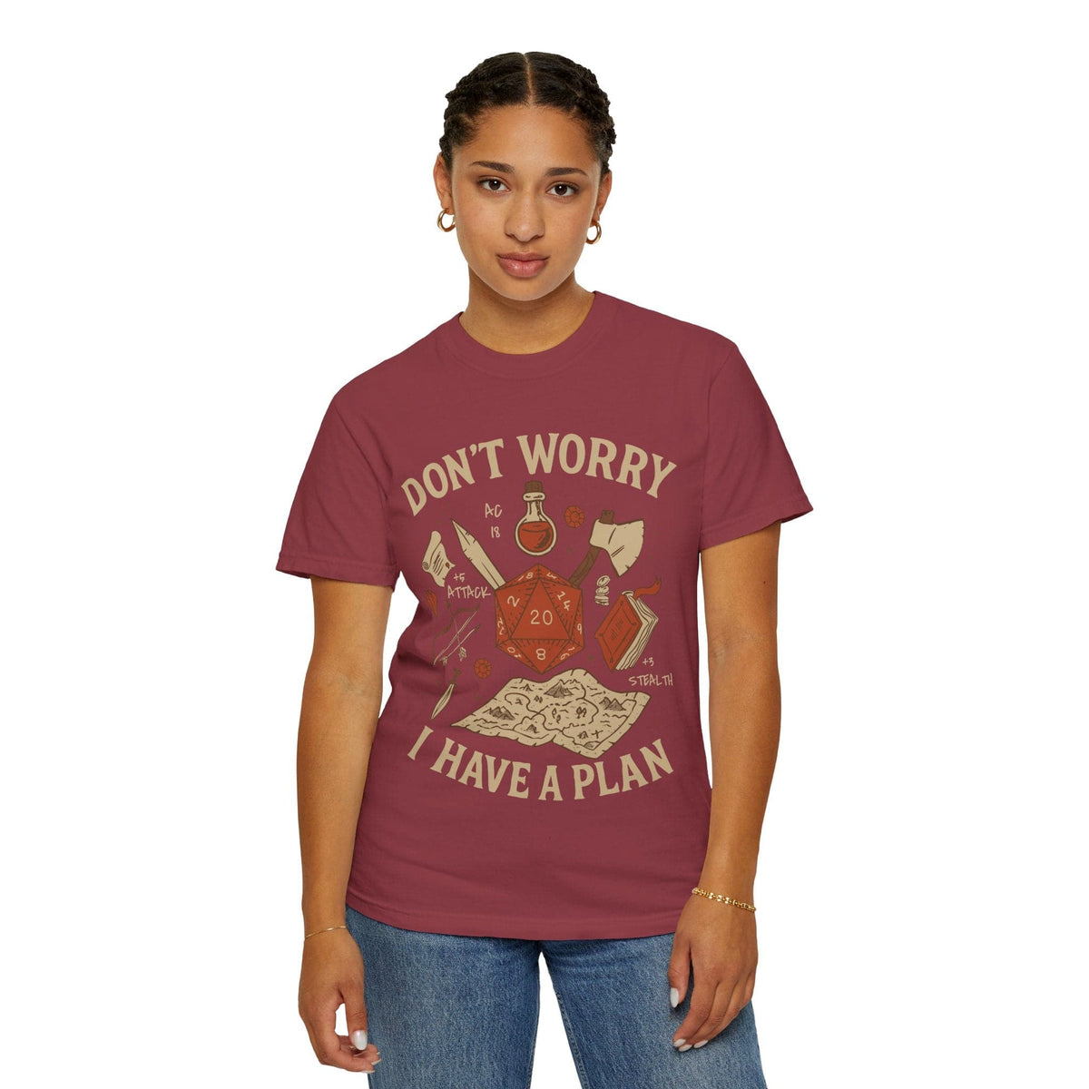 Don't Worry I have a Plan D&D T-Shirt - Comfort Colors