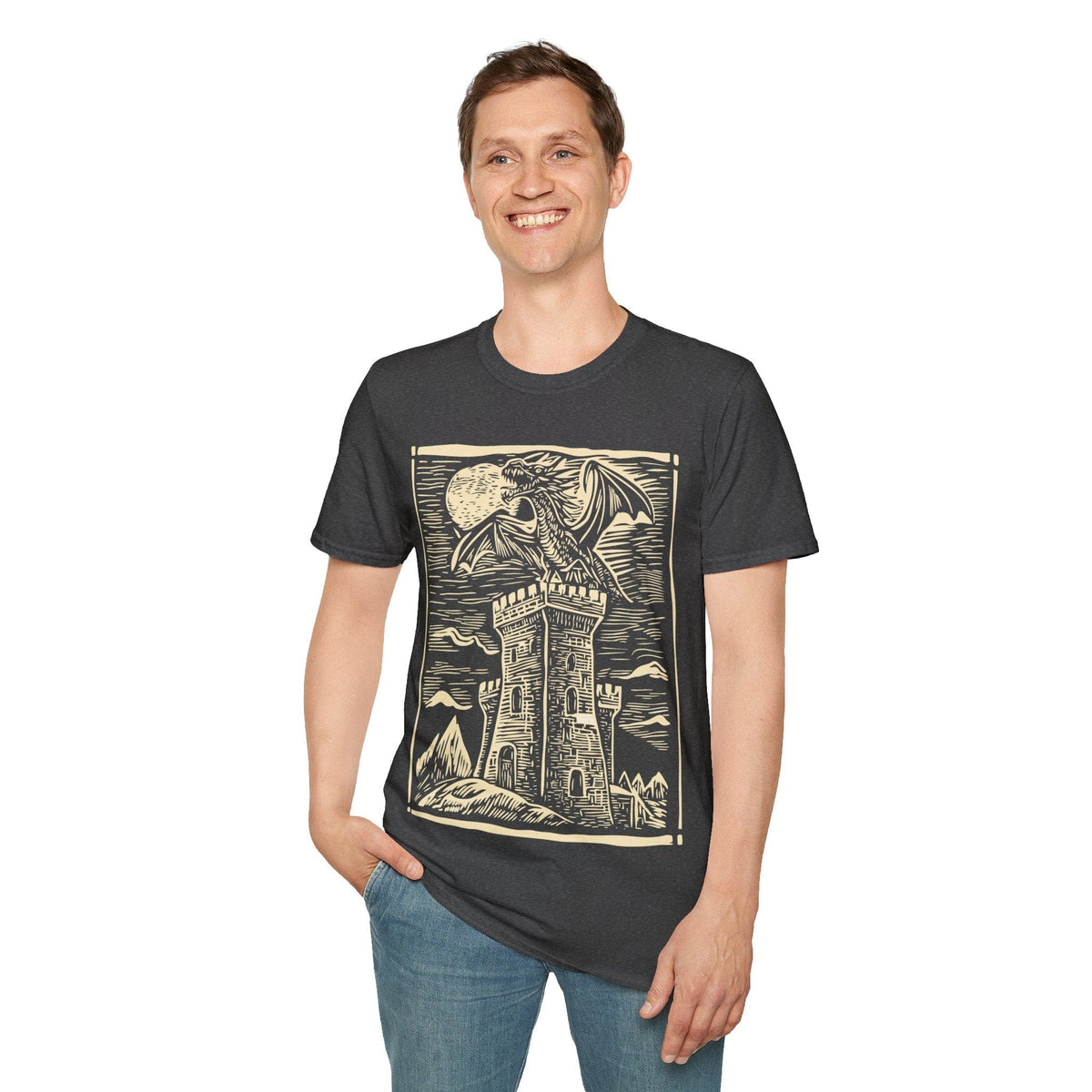 Dragon Shirt - Vintage Medieval Art